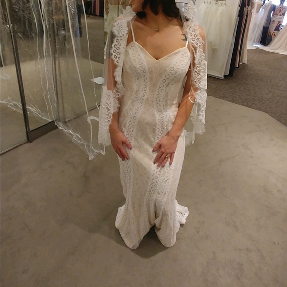 David's Bridal Dresses Davids Bridal Boho Spaghetti Strap Wedding